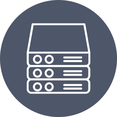 Servers Vector Icon Design
