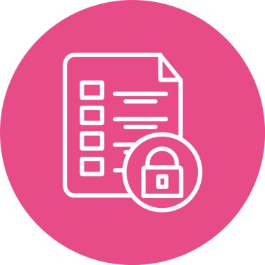 Data Security Vector Icon Design