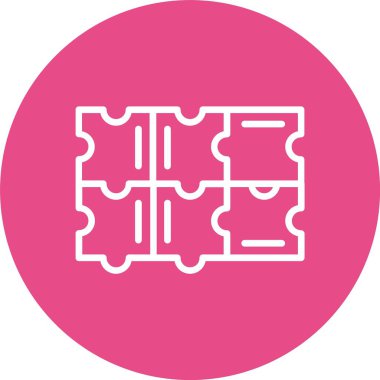 Vektör simgesi tasarım bulmaca