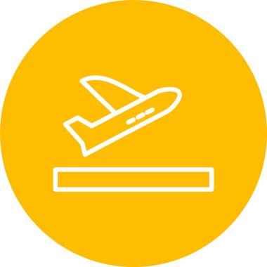 Departure Vector Icon Design