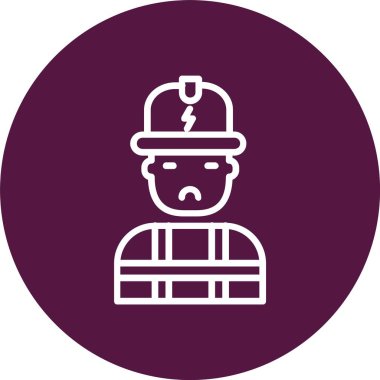 Electrician Vector Icon Design