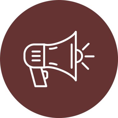 Megafon Vektör Simgesi Tasarımı