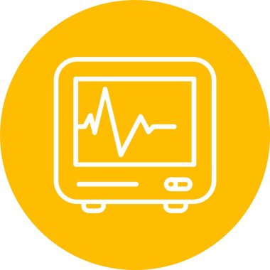 Cardiogram Vector Icon Design