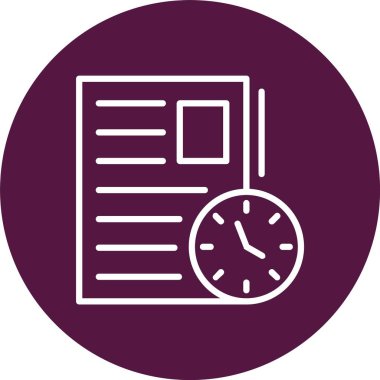 Sınav Vektör Simgesi Tasarımı