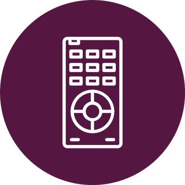 Remote Control Vector Icon Design