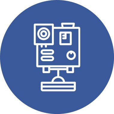 Video Camera Gopro Vector Icon Design