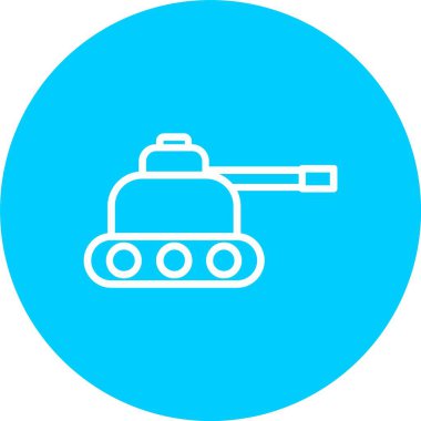 Tank Vector Icon Design