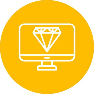 Diamond Vector Icon Design