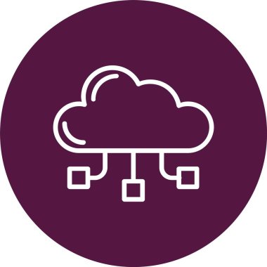 Cloud Computing Vector Icon Design