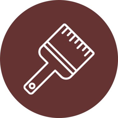 Boya fırça vektör simgesi tasarım