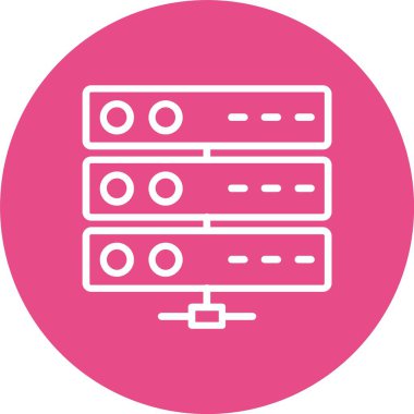 sunucu vektör simgesi tasarımı