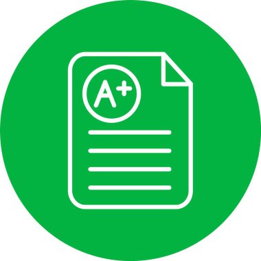 A + Vektör Simgesi Tasarımı