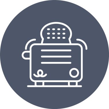 Tost makinesi Vektörü Simgesi Tasarımı