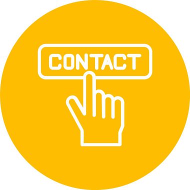 Contact Vector Icon Design