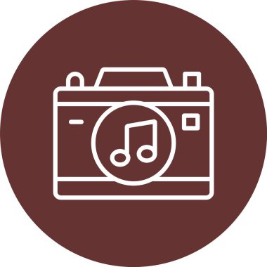 Müzik Vektörü Simgesi Tasarımı