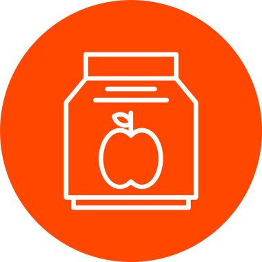 Food Package Vector Icon Design