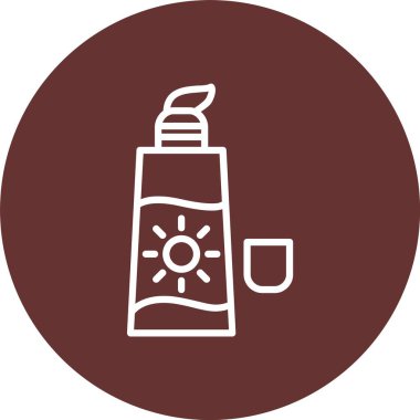 Sunblock Vector Icon Design