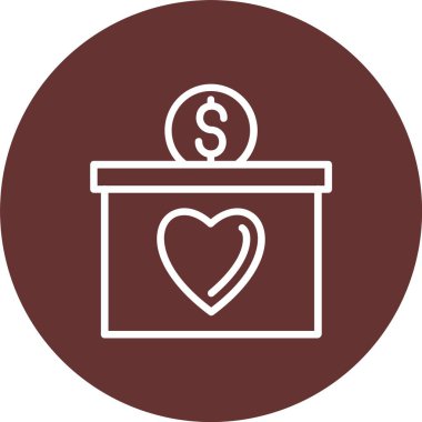 Vektör simgesi tasarım bağış