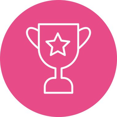 Trophy Vector Icon Design