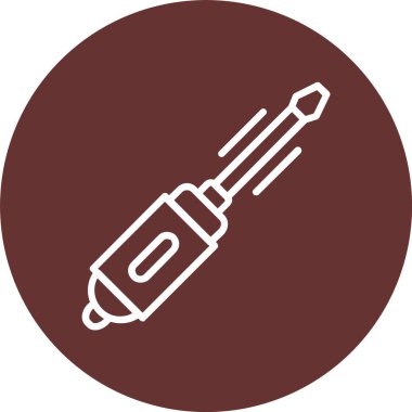 Screw Driver Vector Icon Design