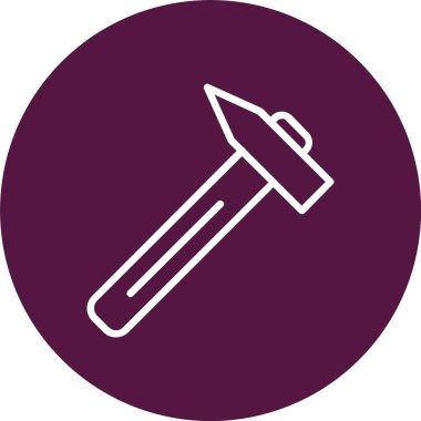 Pick Hammer Vector Icon Design