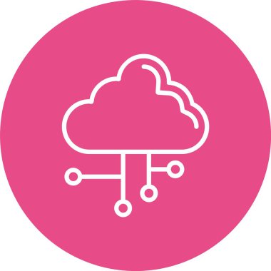 Cloud Computing Vector Icon Design