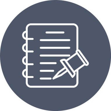 Push Pin Vector Icon Design