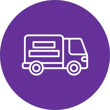 Truck Vector Icon Design