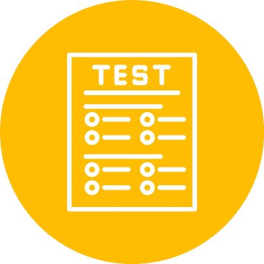 Test Vektörü Simgesi Tasarımı