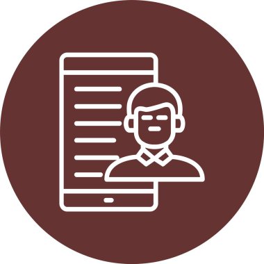 Phone Addict Vector Icon Design