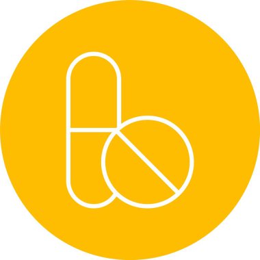 Eczane Vektör Simgesi Tasarımı