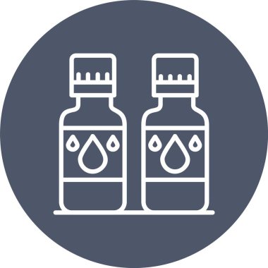 Temel Yağ Vektörü Simgesi Tasarımı