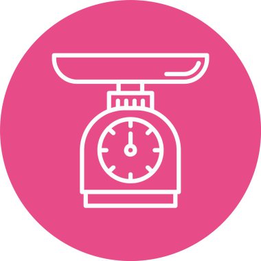 Mutfak Boyutu Vektör Simgesi Tasarımı