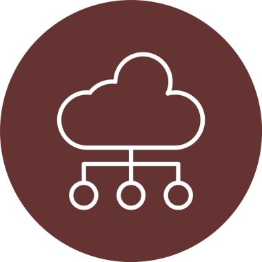 Cloud Computing Vector Icon Design