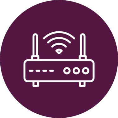 Router Vector Icon Design