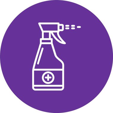 Dezenfektan Vektör Simgesi Tasarımı