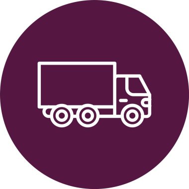 Truck Vector Icon Design