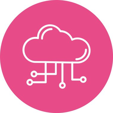 Cloud Computing Vector Icon Design