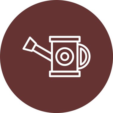 Watering Can Vector Icon Design