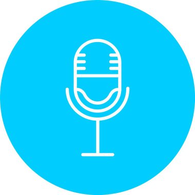 Mikrofon vektör simgesi tasarım