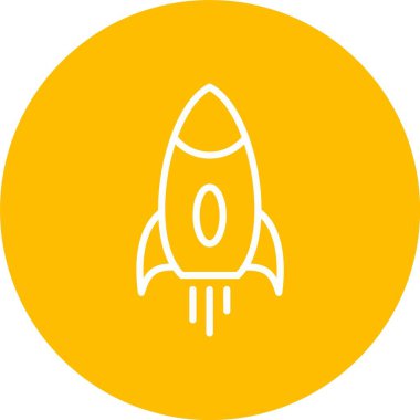 rocket Vector Icon Design