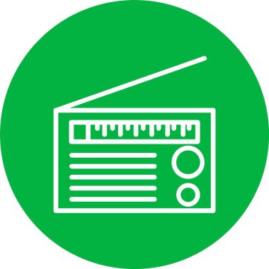 Radio Vector Icon Design