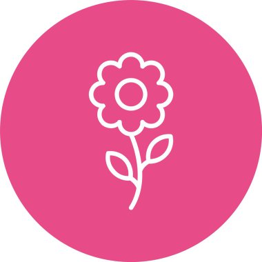 çiçek vektör simge tasarım