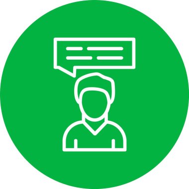 İleti vektör simgesi tasarım