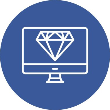Diamond Vector Icon Design