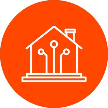 Smart House Vector Icon Design