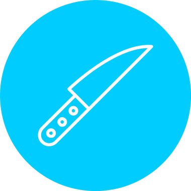 Bıçak Vektörü Simgesi Tasarımı Kesiliyor