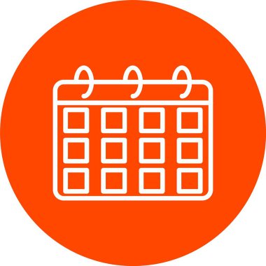 Takvim vektör simgesi tasarım