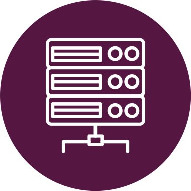 sunucu vektör simgesi tasarımı