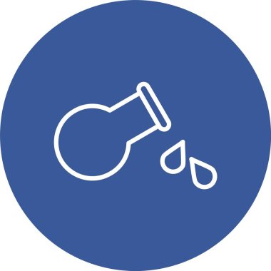 Kaynaşmış Sıvı Vektör Simgesi Tasarımı